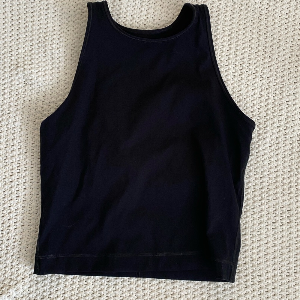 Everlane Athletic Cropped High Neck Tank